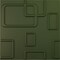 Ekena Millwork 19 5/8in. W x 19 5/8in. H Odessa EnduraWall Decorative 3D Wall Panel Covers 2.67 Sq. Ft. WP20X20ODGCG - alternate 1
